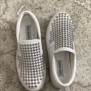 Studded platform sneakers